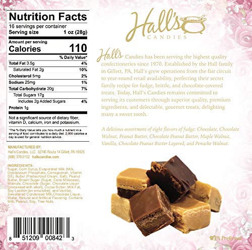 Hall's Mother's Day Assorted Fudge Gift Box, 16 oz.