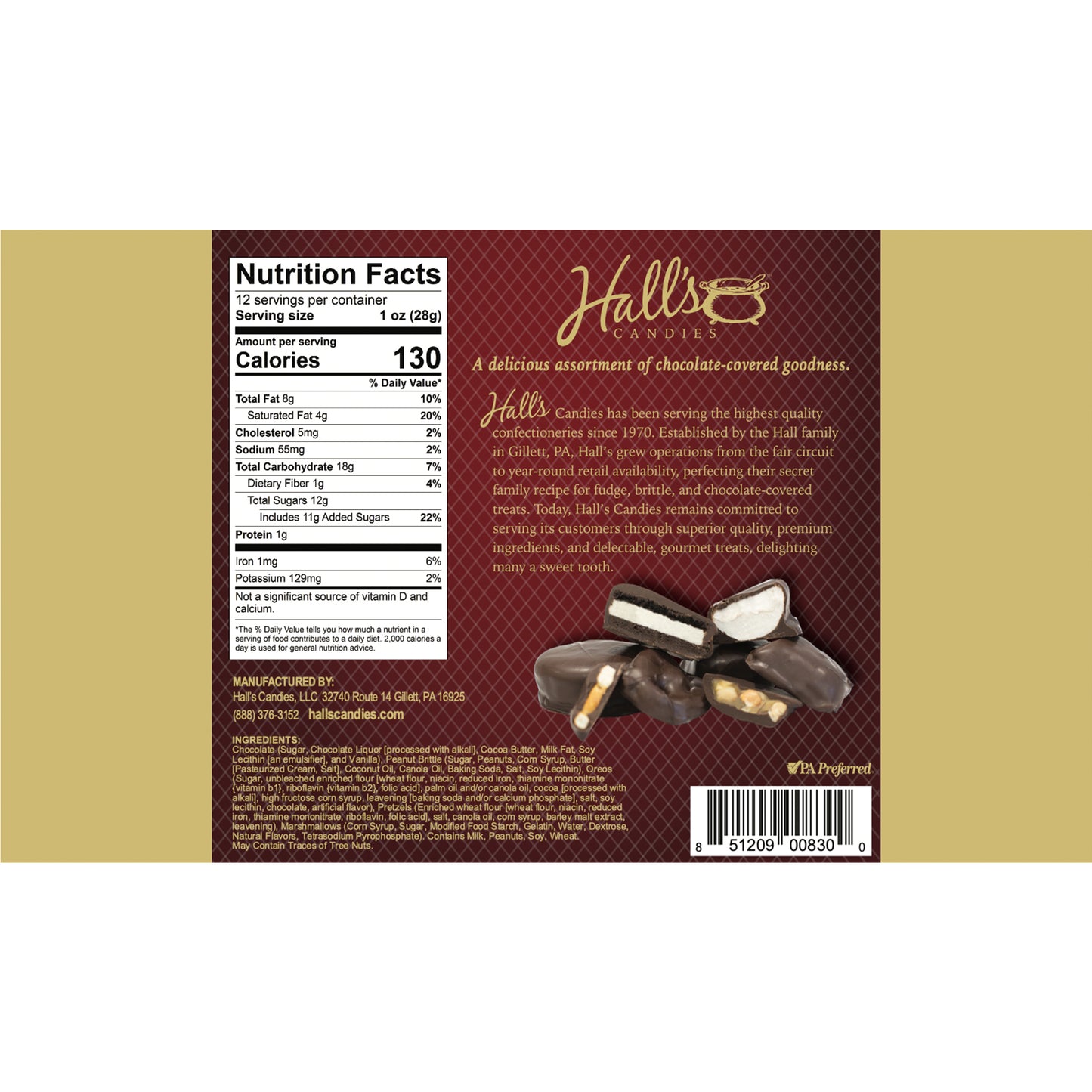 Dark Chocolate-Covered Assortment