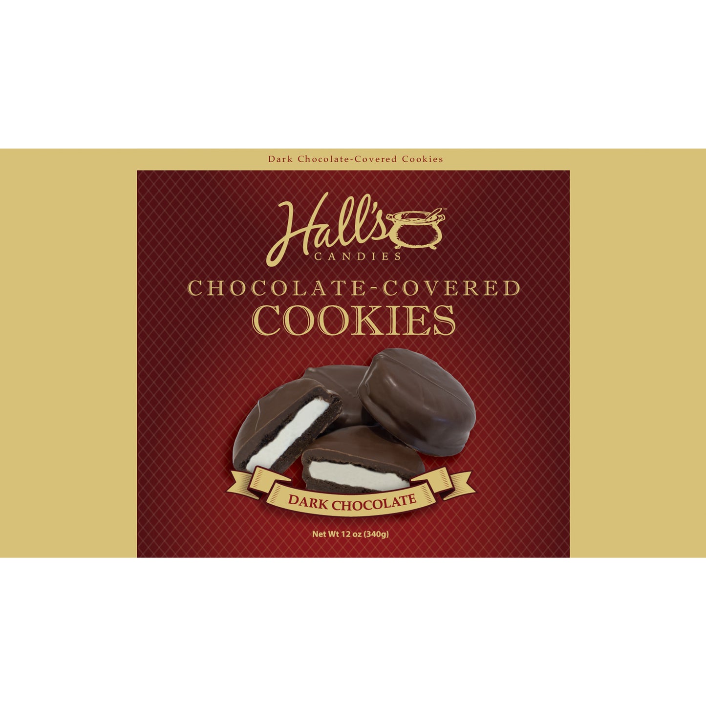 Dark Chocolate-Covered Cookies