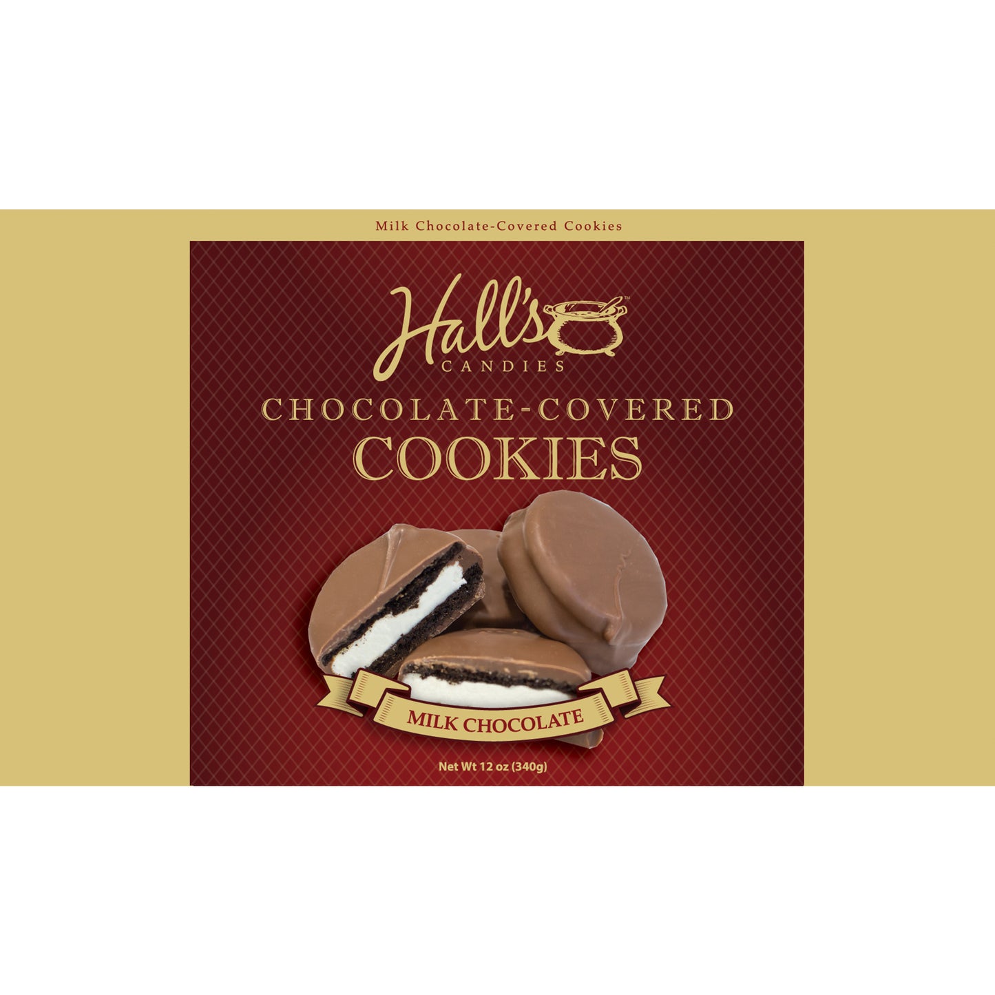 Milk Chocolate-Covered Cookies