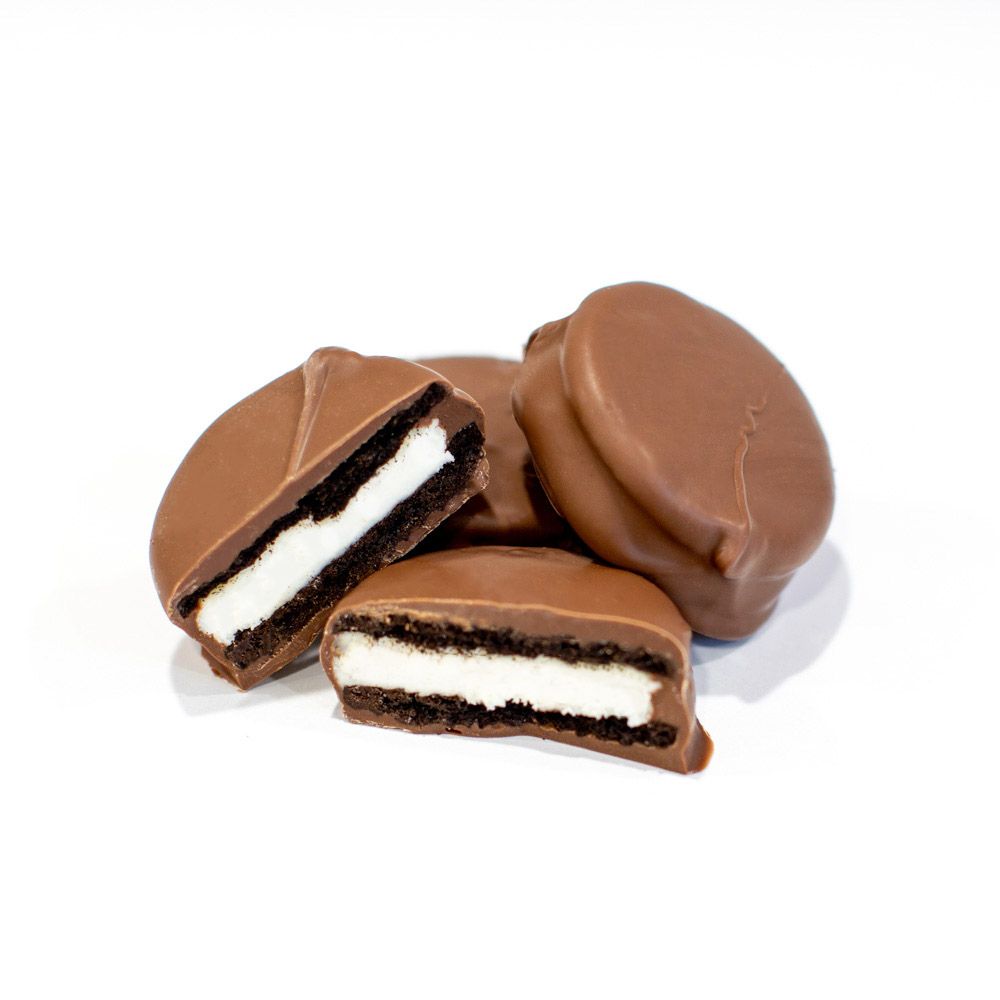 Milk Chocolate-Covered Cookies