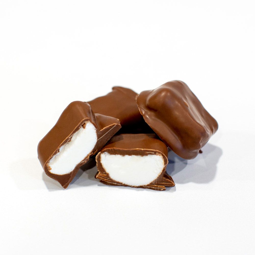 Milk Chocolate-Covered Marshmallows