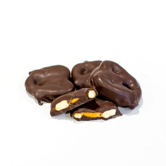 Dark Chocolate-Covered Pretzels